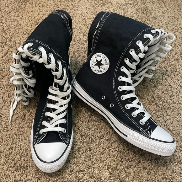 NIB Y2K Converse All-Star XXHI Unisex Vintage Knee High Boots W9.5/M7.5 - Picture 11 of 12